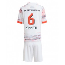 Bayern Munich Joshua Kimmich #6 Bortedraktsett Barn 2025-26 Kortermet (+ korte bukser)